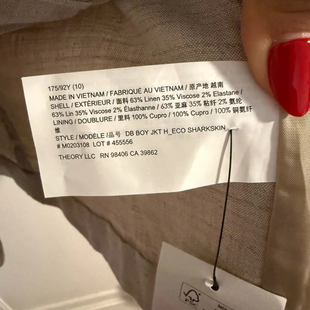 Theory 2 pieces Double Breasted Boy Jacket and bottoms - Picture 16 of 16